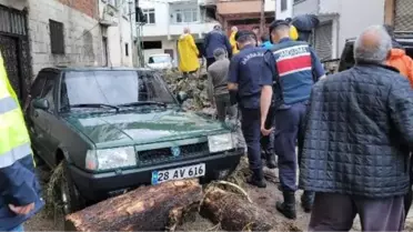Giresun'da Sağanak Yağış Sel ve Taşkınlara Neden Oldu