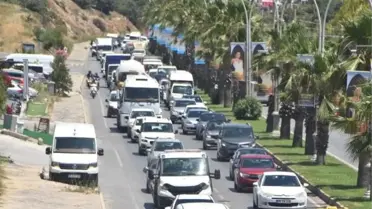 Bodrum'a 2,5 günde 60 bin araç girişi