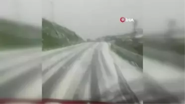 Ardahan'da Haziran ayında dolu yağışı