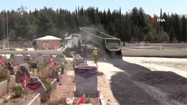 Osmaniye'de Kurban Bayramı için Asri Mezarlıkta Çalışmalar Başladı