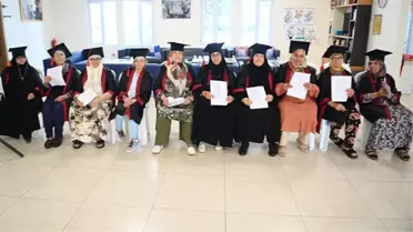 65 yaş üstü öğrenciler okuma yazma öğrendi, ilk kez kep atma heyecanı yaşadı