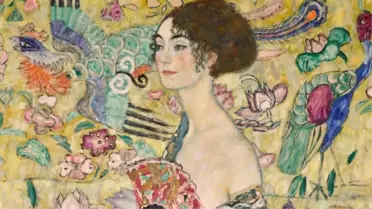 Gustav Klimt'in Yelpazeli Kadın Portresi 85.3 Milyon Sterline Satıldı