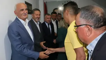 Yusuf Ziya Yılmaz, Havza'da bayramlaşma programına katıldı