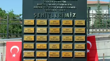 Beypazarı'nda Kurban Bayramı dolayısıyla şehitlik ziyareti ve bayramlaşma programı düzenlendi