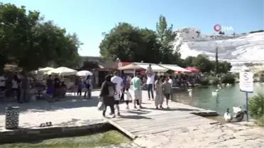 Bayram tatilinin gözdesi 'Pamukkale' oldu