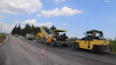 Döşemealtı'nda Yol Çalışmaları Hız Kesmeden Devam Ediyor