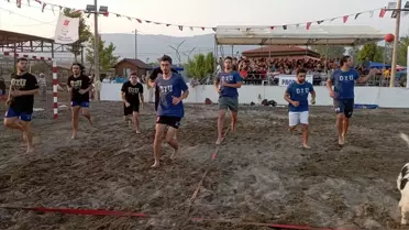 Muğla'da Üniversiteler Yaşar Sevim Plaj Hentbolu Türkiye Şampiyonası Başladı