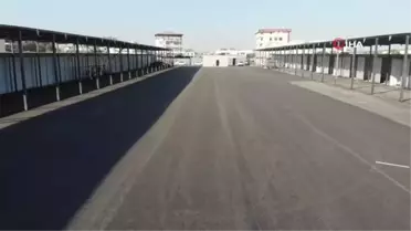 Depremin vurduğu Hatay'a yeni sebze hali 53 günde inşa edildi