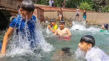 Doğu ve Güneydoğu'da sıcaklıklar 40 dereceyi aştı; halk serinlemenin yollarını aradı
