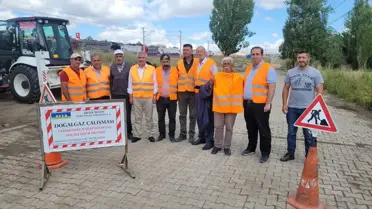 Sivas Ulaş'ta Yeşilyurt Mahallesi'nde Doğal Gaz Altyapı Çalışmaları Başladı