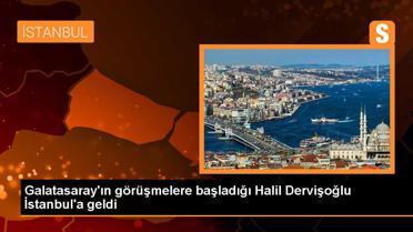 Galatasaray, transfer için görüşmelere başladığı Halil Dervişoğlu'nu İstanbul'a getirdi