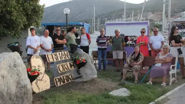 Datça'da Erhan Okur Parkı açıldı