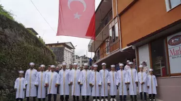 Trabzon Of'ta 11 hafız için icazet töreni düzenlendi