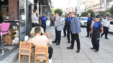 Muş'ta kaldırım işgaline karşı sıra dışı uygulama