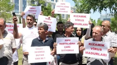 SSPE Hastalığına Çare İsteyen Aileler Sağlık Bakan Yardımcısı ile Görüştü