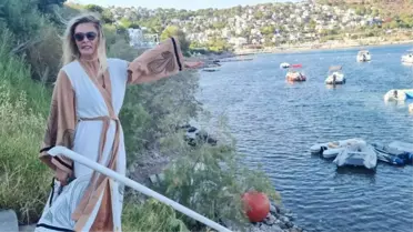 Denizde yüzerken üzerine tekne sürdüler! Ünlü sunucu Gül Gölge ölümden döndüğü anları anlattı