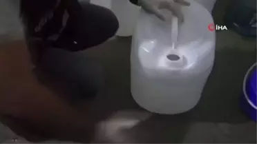 Gaziantep'te 90 litre kaçak etil alkol ele geçirildi