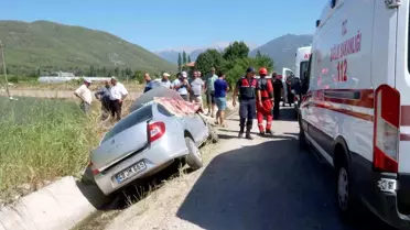 Muğla Seydikemer'de Beton Boruya Çarpan Otomobil Şarampole Devrildi: 1 Ölü