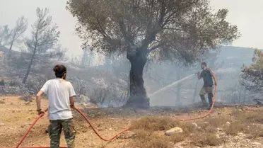 Rodos Adası'nda 19 Bin Kişi Tahliye Edildi