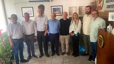 CHP'li Honaz Belediye Başkanı Yüksel Kepenek, Denizli Gazeteciler Cemiyeti'ni ziyaret etti