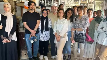 Bilecik Şeyh Edebali Üniversitesi'nde Yabancı Uyruklu Öğrenciler Çömlek Yaptı
