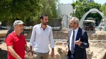 Tarsus'ta Yapımı Devam Eden Projeler Yerinde İncelendi