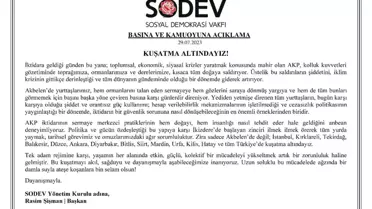 SODEV Başkanı: Ağaç katliamı tüm Türkiye'yi kuşatma altına aldı