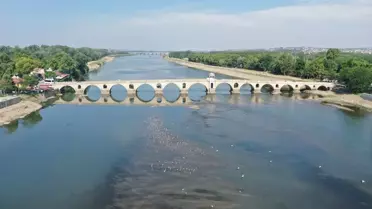 Edirne'de Meriç ve Tunca Nehirlerinin Su Seviyeleri Düşüyor