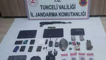 Tunceli'de teröristlerin kullandığı 4 sığınak imha edildi
