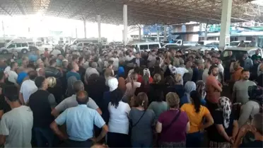 İzmir Torbalı'da Tepeköy Pazarı'nın taşınması kararına pazarcı esnafından grev tepkisi