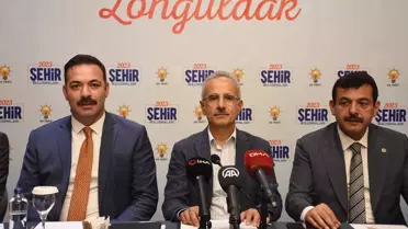 Ulaştırma ve Altyapı Bakanı Uraloğlu, Zonguldak'ta 'Şehir Buluşmaları'nda konuştu Açıklaması