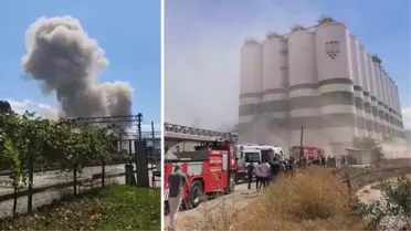 Kocaeli'de TMO deposunda patlama! Yaralılar var
