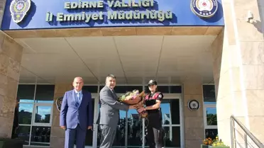 Onur Karaburun Edirne İl Emniyet Müdürlüğü görevine başladı