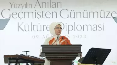 Emine Erdoğan, 'Yüzyılın Anıları Geçmişten Günümüze Kültürel Diplomasi Programı'nda konuştu Açıklaması
