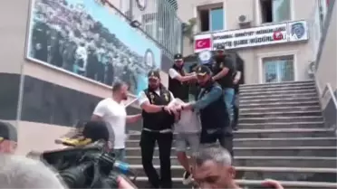 Beyoğlu'nda öldürülen '7 Bela Taner' lakaplı Tanır Şanlı'nın katil zanlıları adliyeye sevk edildi