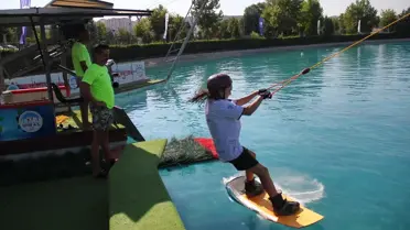 Kablolu Wakeboard Gençler ve Büyükler Türkiye Şampiyonası Kayseri'de Başladı