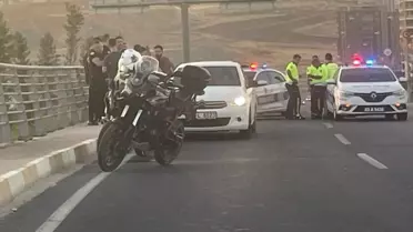 Şanlıurfa'da trafik kazasında 2 polis hafif yaralandı