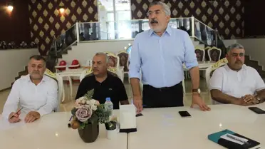 AK Parti'li Hüseyin Yayman, Reyhanlı'da muhtarlarla bir araya geldi