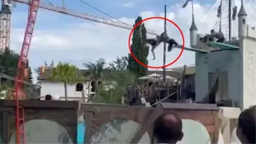 Karayip Korsanları gösterisinde platform çöktü! Korkunç kazada yedi kişi yaralandı