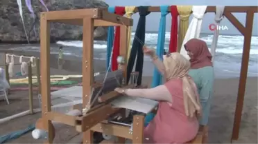 Şile'de festival coşkusu devam ediyor: Şile bezi ritüeli yapıldı