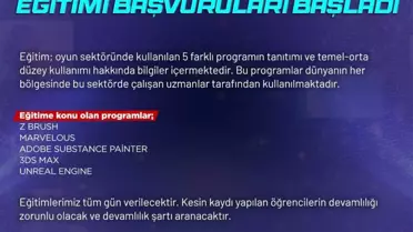 Ankara Büyükşehir Belediyesi Oyun ve Metaverse Teknolojileri Tasarım Eğitimi Başlıyor