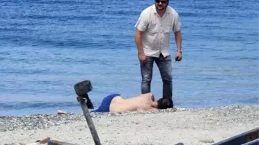 Erdek'te Denizde Boğulma Tehlikesi Geçiren Genç Hastaneye Kaldırıldı