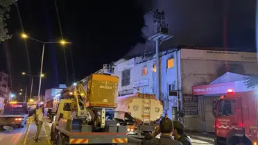 Bursa'da Ahşap Kapı Fabrikasında Çıkan Yangın Kontrol Altına Alındı