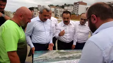 Rize'nin yeni valisi İhsan Selim Baydaş ayağının tozu ile yatırımları yerinde inceledi
