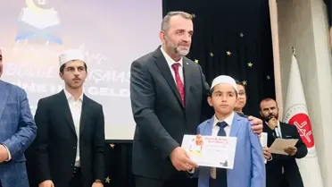 Suluovalı 12 yaşındaki Kamil Arzu, hafızlık yarışmasında Karadeniz Bölge 2'ncisi oldu
