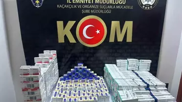 Edirne'de Gümrük Kaçağı Ürünler Ele Geçirildi