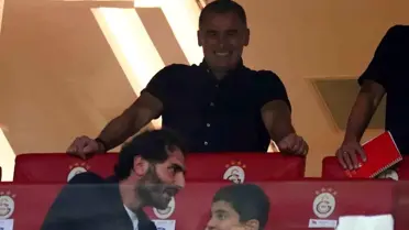Hamit Altıntop ve Stefan Kuntz Galatasaray-Trabzonspor maçını takip etti