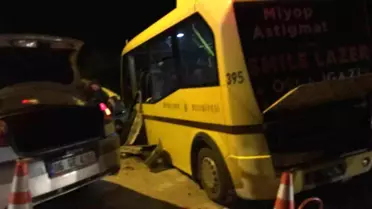 Bursa'da Belediye Otobüsü ile Otomobil Kafa Kafaya Çarpıştı: 2 Kişi Hayatını Kaybetti