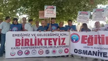 Kamu Konfederasyonları Platformu: 'İktidar, Yandaş Konfederasyon ile El Ele Vererek, Kendi İstatistik Kurumunun Ölçtüğü Enflasyonun Altında,...