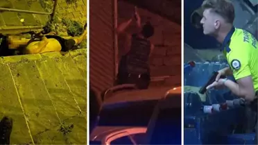 Kağıthane'deki uyuşturucu baskınında çıkan çatışma anları ve yaşananlar kamerada